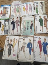 Vintage Sewing Patterns Bundle- 11 Simplicity Patterns- See Photos