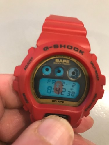 Shock bape watch 6900 - g, dw-6900