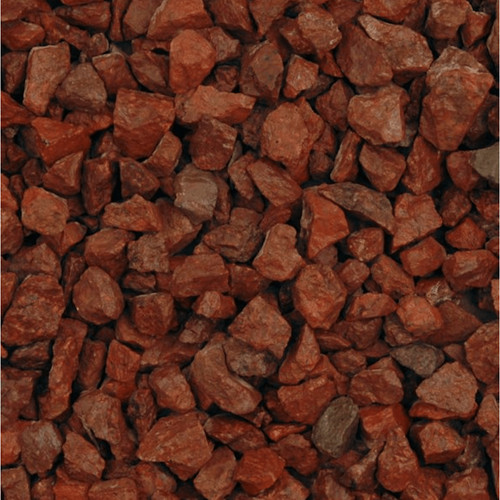 20kg red granite gravel - red,