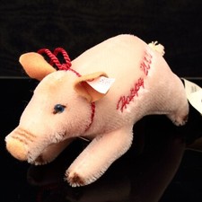 Steiff Piglet Happy Mohair 2000 Collectable Limited Edition Miniature