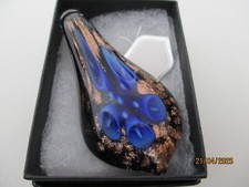 glass murano pendant in box