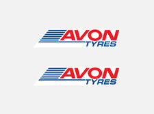 AVON TYRES Racing Car STICKERS