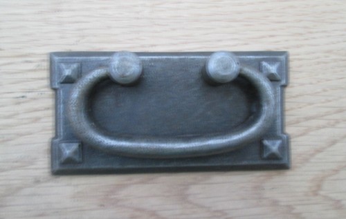 Cast iron chest handle - cast,