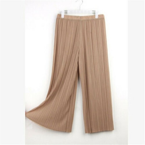 Ladies casual trousers wide - casual,