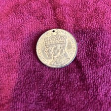 1937 Coronation Medal for King George VI and Queen Elizabeth