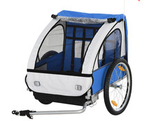 HOMCOM 2 Seat Bike Trailer