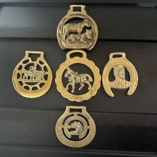 Vintage UK Horse Brasses Lot