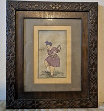 Indian Miniature Painting Of A