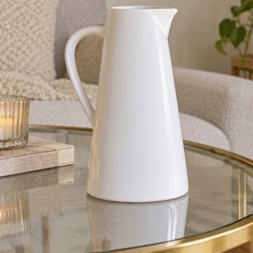 Minimalist white ceramic water - minimalist,
