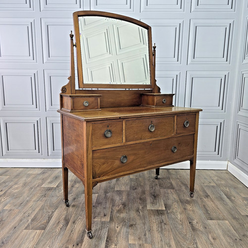 Antique mahogany dressing - antique,