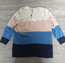 M&CO ladies Striped Fine Knit