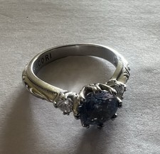 Silver 925 CZ Tacori Ring, size Q