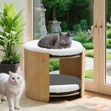 Large Top Modern Double Cat