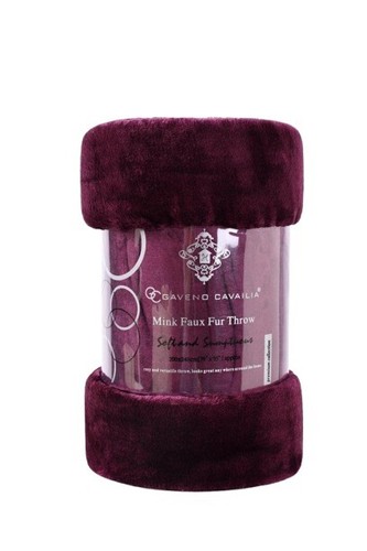 Faux fur mink - throw, blanket