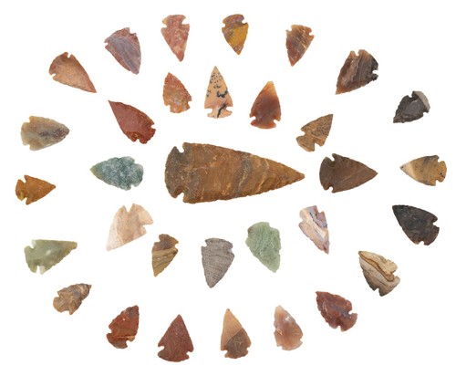 Flint arrowhead usa - flint,