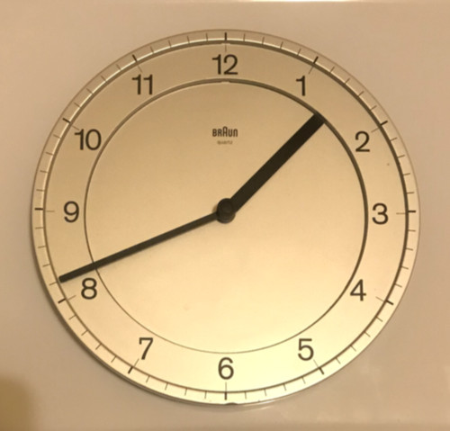 Vintage braun wall clock - braun,