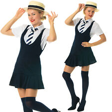 Sexy Ladies School Girl Fancy Dress Costume St Trinian's Uniform Adult Uniform