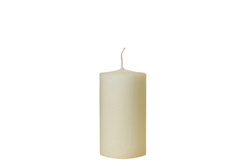 Ivory church pillar candles - church,