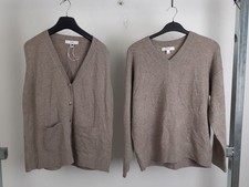 M&S Womens 2pcs Beige V Neck