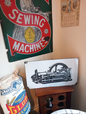 Original Blackstone Oil engine Enamel Sign.