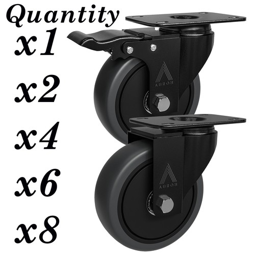 Smooth rolling 100mm swivel - 100mm,