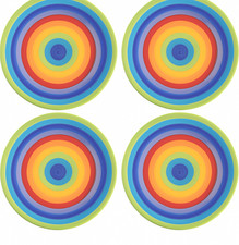 4 Hand painted Small Ceramic