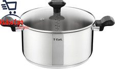 Tefal Comfort Max 24Cm Stainless Steel Stewpot Lid Induction Stay-Cool Handles