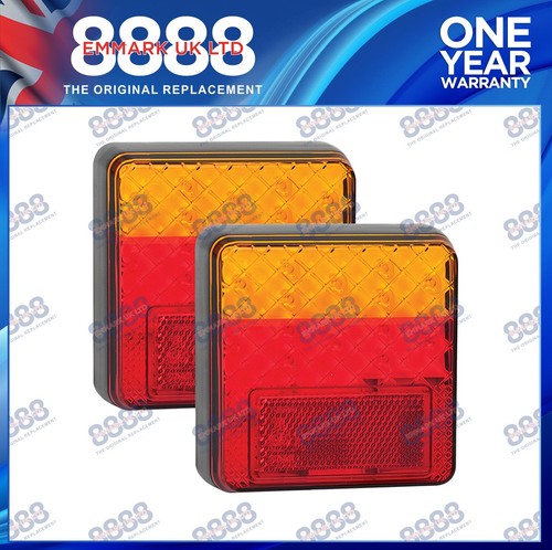 Led autolamps square - led,