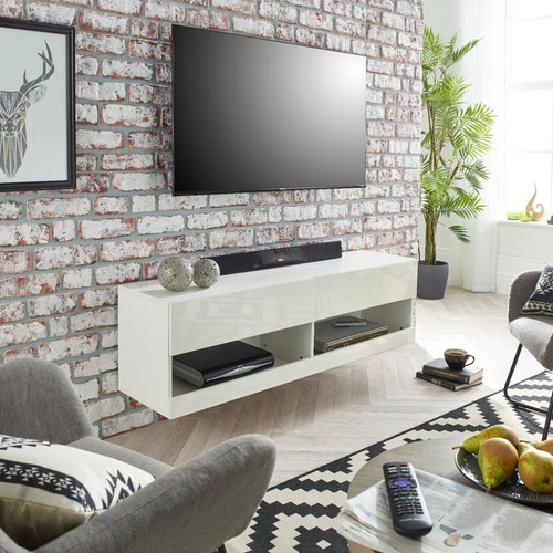 White 140cm wall mounted - 140cm,