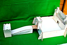 Old Vintage WOODEN CASTLE w/