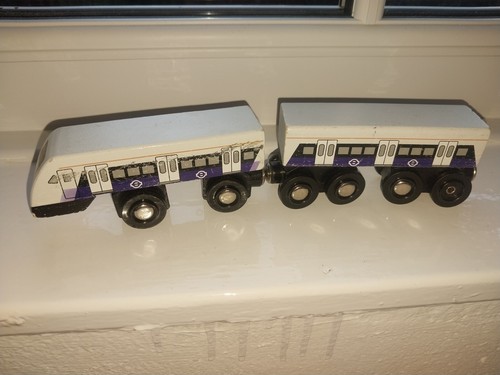 Wooden passenger train tube - train,