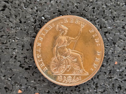Queen victoria 1857 copper - gb,