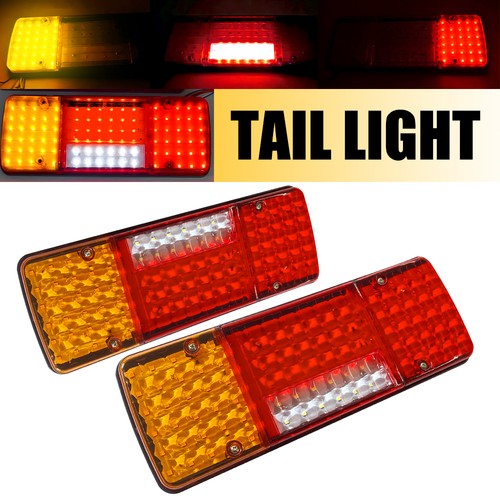 Pair led rear tail lights - rear, 5