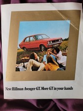 HILLMAN AVENGER GT Car Sales Leaflet 1970-71 #C2614/H