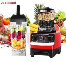 High-Speed 2 Jugs Food Blender Juicer Mixer Crusher Processor Grinder Smoothie