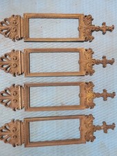 Brass Finger plate Frames x 4