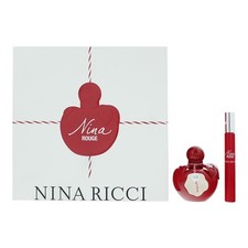 Nina Ricci Nina Rouge Eau de Toilette 50ml + 10ml Rollerball Gift Set For Her