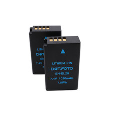 2x EN-EL20a Battery for Nikon