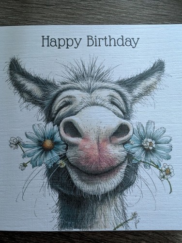Birthday card cute funny - card,