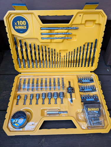 Dewalt 100pc drill - drill, &