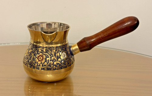 Turkish coffee brass pot - brass,