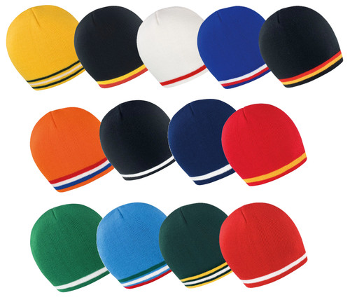 Result national stripe beanie - stripe,