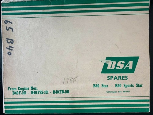 Bsa b40 1965 models - models, original