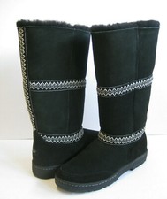 UGG SUNDANCE REVIVAL WOMEN TALL BOOTS SUEDE BLACK US 5 /UK 3 /EU 36 /JP 22