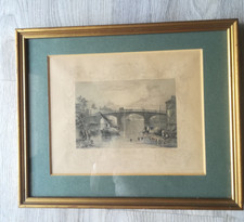 Antique framed map of the