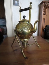 Antique ornate brass spirit