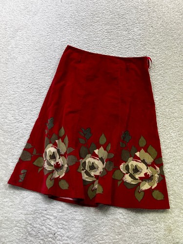 Monsoon red floral line - monsoon,