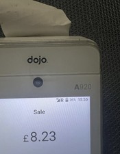 DOJO A920 Android Credit Card Terminal Machines Dock Station + 10 rolls 