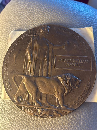 Death penny with - penny, letter