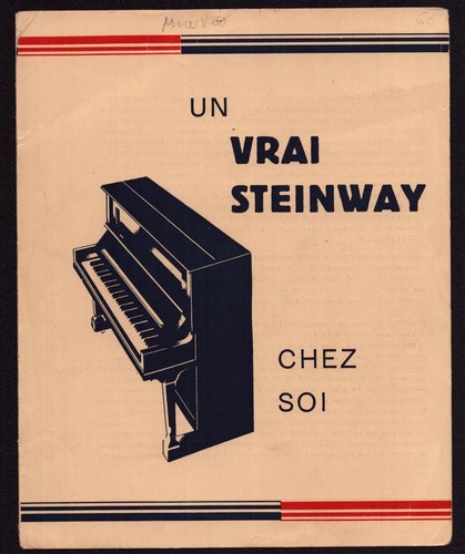 Advertising steinway k132 - steinway,
